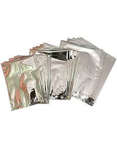 VS Products Aluminium Silver foil Pouches 4x6 Inches of Foil Bags 700 Pieces Packet for Tea Coffee Food Packing Pack of 7 X 100 Pieces