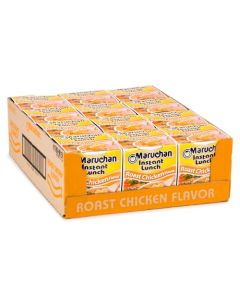 Maruchan Instant Lunch Ramen Noodles Roast Chicken Flavor JapaneseStyle Instant Noodle Soup Easy Meal Ready in 3 Minutes 225 Oz 12 Pack