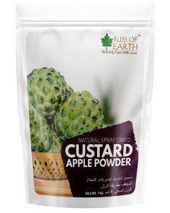 Bliss of Earth 35.5 oz Custard Apple Powder Natural Spray Dried good for Custard Dessert Smoothie Cake Ice Cream 1KG