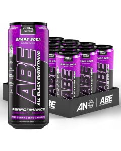 Applied Nutrition ABE Energy + Performance Drink Grape Soda Zero Sugar 330ml Pack of 24