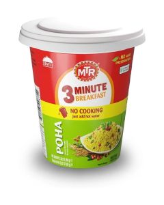 MTR 3 Minute Breakfast Poha - Ready-to-Cook Mix - 80g (Pack of 6)