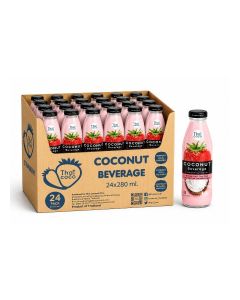 Coconut Beverage Strawberry Flavor 280 ml Pack of 24