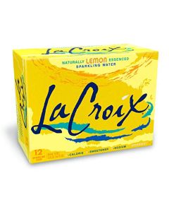 La Croix Water Sparkling Lemon 12 Fl Oz 12 Pack