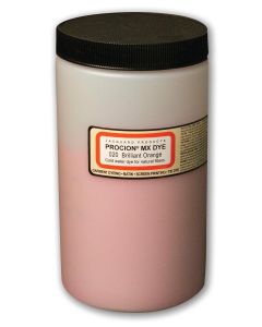 Jacquard Procion MX Tie Dye Powder for Fabric and Clothing Permanent and Washfast Made in USA Brilliant Orange 1 Pound Jar