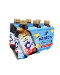 Vantori Zero Vitamin C + D Drink, Orange Flavor Zero Sugar,Immunity Booster Beverage with Refreshing Taste 250ml Pack of 6