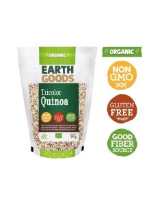 Earth Goods Organic Tricolor Quinoa Gluten-Free 340g