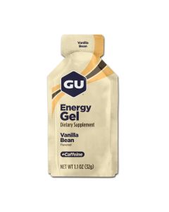 GU Energy Original Sports Nutrition Energy Gel Vegan GlutenFree Kosher and DairyFree OntheGo Energy for Any Workout 24Count Vanilla Bean