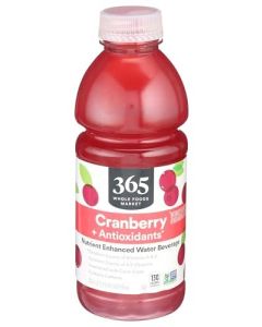 365 by Whole Foods Market Nutrient Enhanced Water Cranberry Antioxidants 20 Fl Oz