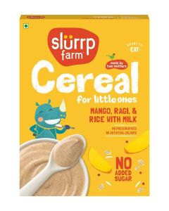 Baby Cereal Ragi Rice And Mango With Milk No Sugar Added 200gm