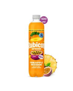 Sparkling Spring Water - 500 ml / Pineapple Passion / Made with Real Fruit Juice / With Added Vitamins & Green Tea Extract / No Added Sugar / Under 15 Calories / Vegan & Vegetarian Friendly