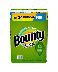 Bounty White Full Sheet Paper Towels 12 Double Rolls