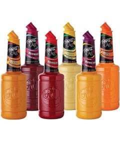 Finest Call Premium Fruit Puree Drink Mix 1 Liter Bottles 338 Fl Oz Variety Pack of 6