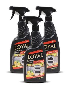 Multi-Purpose Cleaner Liquid Lemon Scent 3x750ml