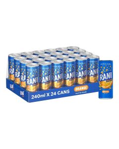 Rani Orange Juice with float 240ml in Can x 24 Pack