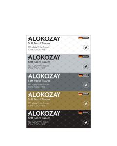 ALOKOZAY 130 X 2 PLY SOFT FACIAL TOUCH FREE TISSUE PACK OF 5
