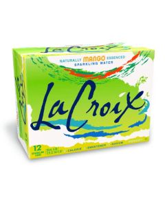 La Croix Sparkling Water Mango 12 Fl Oz pack of 12