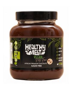 Chocovera Healthy Melt Sugar Free African Cocoa Chocolate Spread 375g Nuts Free