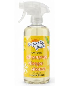 All Purpose Vinegar Cleaner Spray Distilled White Vinegar For Cleaning Infused With Organic Lemon 470 ML
