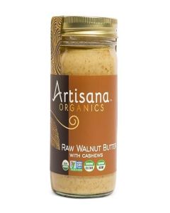 Artisana Organics Raw Walnut Butter with Cashews (14oz Jar)