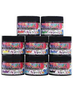 WELYEME Cold Water Dye Powder 8Color Assortment 72oz Bulk Jars for TieDye Batik Ice Dyeing