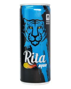 Blue Energy Flavoured Sparkling Soft Drink Can
