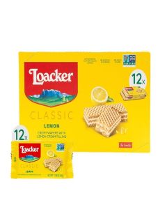 Loacker Cookie Wafer Class Lemon 1.59 oz (12 ct)
