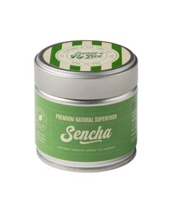 Elephant & Fig Tree Organic Japanese Sencha Green Tea Powder 30g / Premium Natural Superfood / Rich in Antioxidants / Natural Energy Boost / Perfect for Tea, Matcha-Style Lattes, Smoothies, Baking & Desserts / Vegan & Gluten Free
