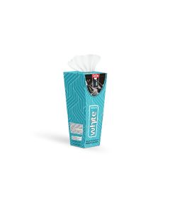 White car cup tissues 75 pulls x 2 ply