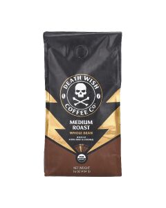 Death Wish Coffee, Whole Bean, Medium Roast, 16 oz (454 g)