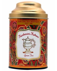 Sancha Tea Boutique Kashmiri Kahwah Tea (75+Cups) 100% Rainforest Alliance Certified Real Spices, Desi Kahwa, Detox Green Tea