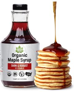 Maple Valley Cooperative Organic Maple Syrup - Grade A Dark & Robust, 32 oz