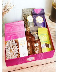 Jaiccha Gifts Ghasitaram Big Hamper Basket of 12 Best Goodies / Gift Hamper/ Diwali Gift Hamper/Food Hampers/Gourmet Hampers/