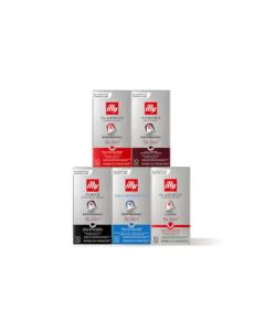 Nespresso, Classico, Lungo, Forte, intenso Decf Espresso coffee (50 Capsules) 285g