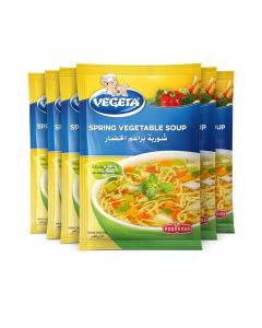 Vegata Spring Vegetable Soup 60G – Instant Pack of 5