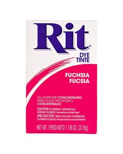 All Purpose Concentrated Rit Dye Powder Single Pack for Clothing Dcor and Crafts Fuchsia