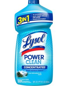 Lysol Power Clean Multi Surface Cleaner 828ml – Concentrated 3 in 1 Cleaning Solution, Removes Grease & Dirt, Long Lasting Fresh Fragrance, Ideal for Kitchen, Floor & Bathroom