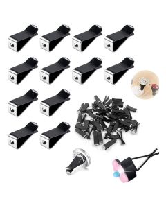 20 Pieces Square Head Car Vent Clip Air Fragrance Clips For Car Vent Decoration