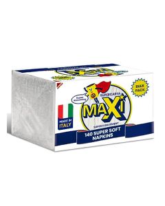 140 Sheets Paper Napkins, Napkin Tissue, Disposable Napkins, Table Napkins, Paper Tissue Napkins, Soft Embossed, 33 x 33cm