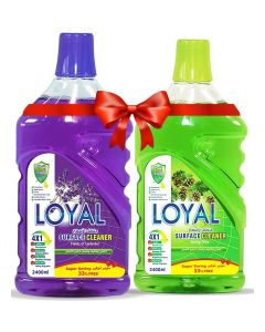 Surface Cleaner 2x2400ml Spring Time + Lavender & Jasmine