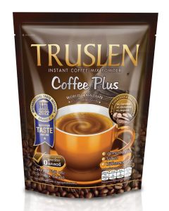 Truslen Coffee Plus – 240g (15 Sachets x 16g) / Slimming Coffee with L-Carnitine, L-Glutamine & 0 Sugar / Best Weight Loss Coffee Drink