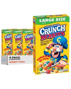 Capn Crunch Cereal Crunch Berries 168oz Boxes 4 Pack