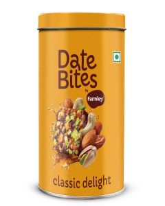 Classic Delight Date Bites Farmley Tin Jar 200 g