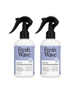 Fresh Wave Lavender Scent Odor Removing Spray 8 fl oz Pack of 2 Odor Absorber for Home Furniture Fabrics Trash Safer Odor Relief