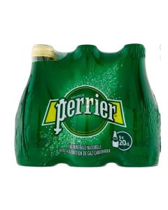 Perrier Natural Sparkling Water, 200ml Glass Bottles, Pack of 6