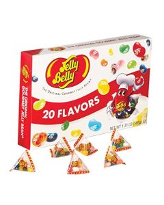Jelly Belly Jumbo 131 Pound Box of Assorted Jelly Beans 20 Assorted Flavors Small Individual Bags Official Genuine Straight from the Source