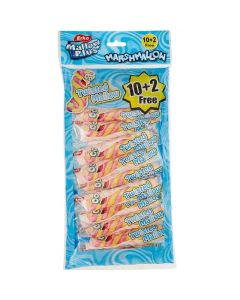 Erko Mallow Plus Twisted Marshmallow Candy, Pack of 10+2 Pcs