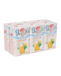 KDD Milk Banana, Low Fat, Enrich with Vitamin A & D, 125ml Pack of 6