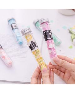 ikis Paper Soap Strips For Travel Tube Shape Flavour Design Scented Soap For Handwash Pack of 02