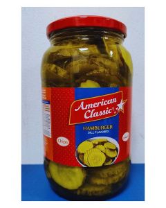 AMERICAN CLASSIC HAMBURGER DILL CHIPS (SLICED) 32 OZ