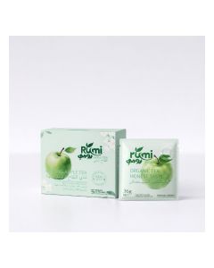 Rumi Premium Oolong Green Apple Tea Bags / Natural Fruit Infusion / 12 Tea Bags (36g) / Real Apple Pieces / No Artificial Flavours